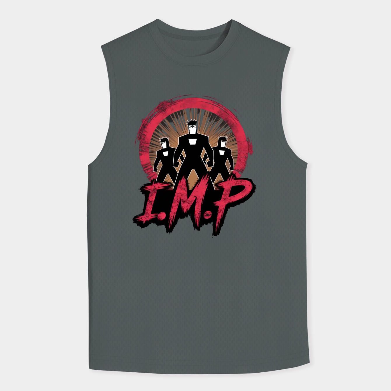 Helluva Boss I.M.P Silhouette Men's Big & Tall Tank Top