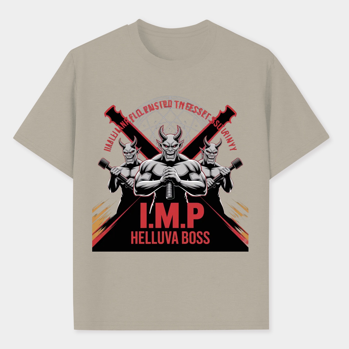 Helluva Boss I.M.P. Design Men's Performance Athletic T-Shirt