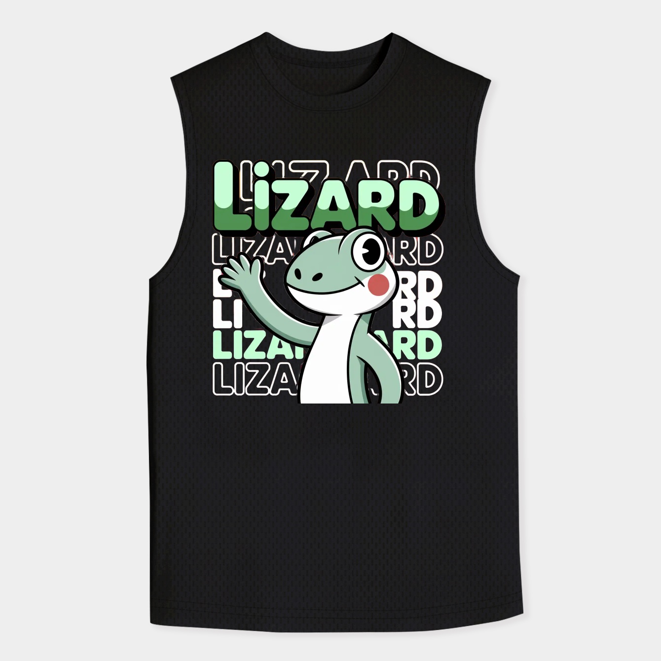 Lizard Lizard Lizard Meme, Titok Viral Meme Lizard, Lizard Button Meme Men's Tank Top