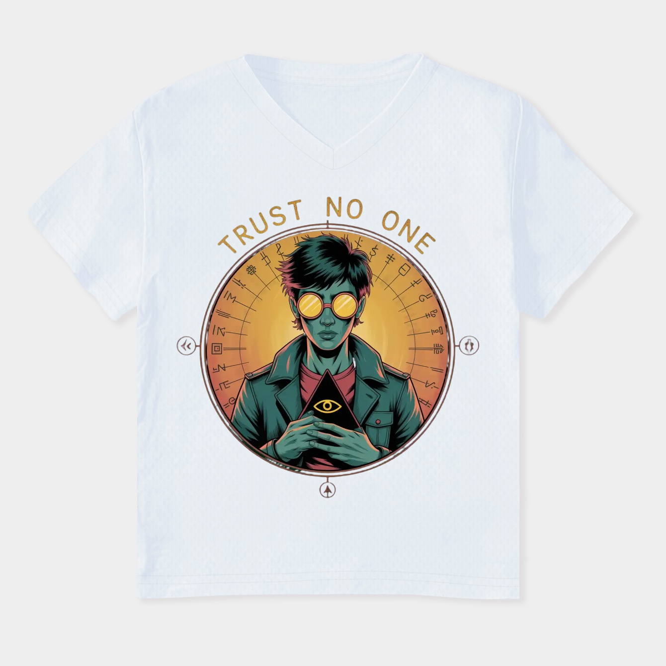 Trust No One. Women's Plus Size V-Neck T-Shirt