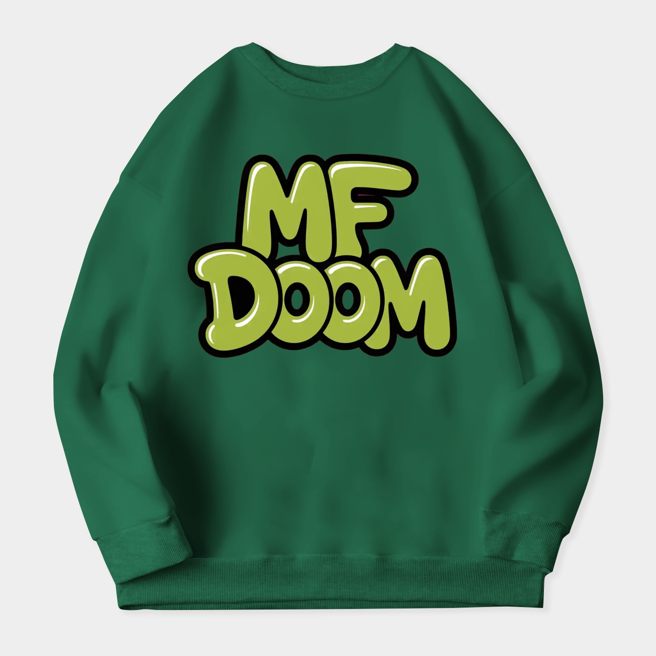 MF Doom Logo Graffiti Style Women's Plus Size Sweatshirt