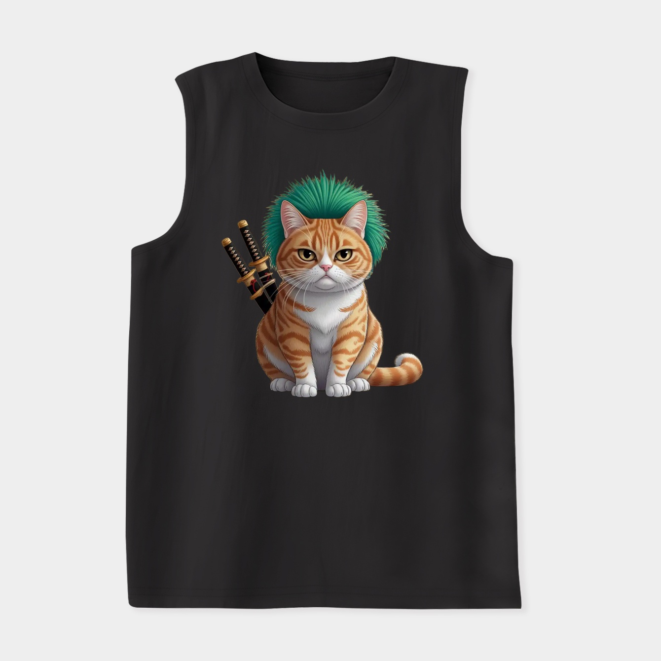 Mr Fresh Cat Meme x Zoro Women's Soft Tank Top