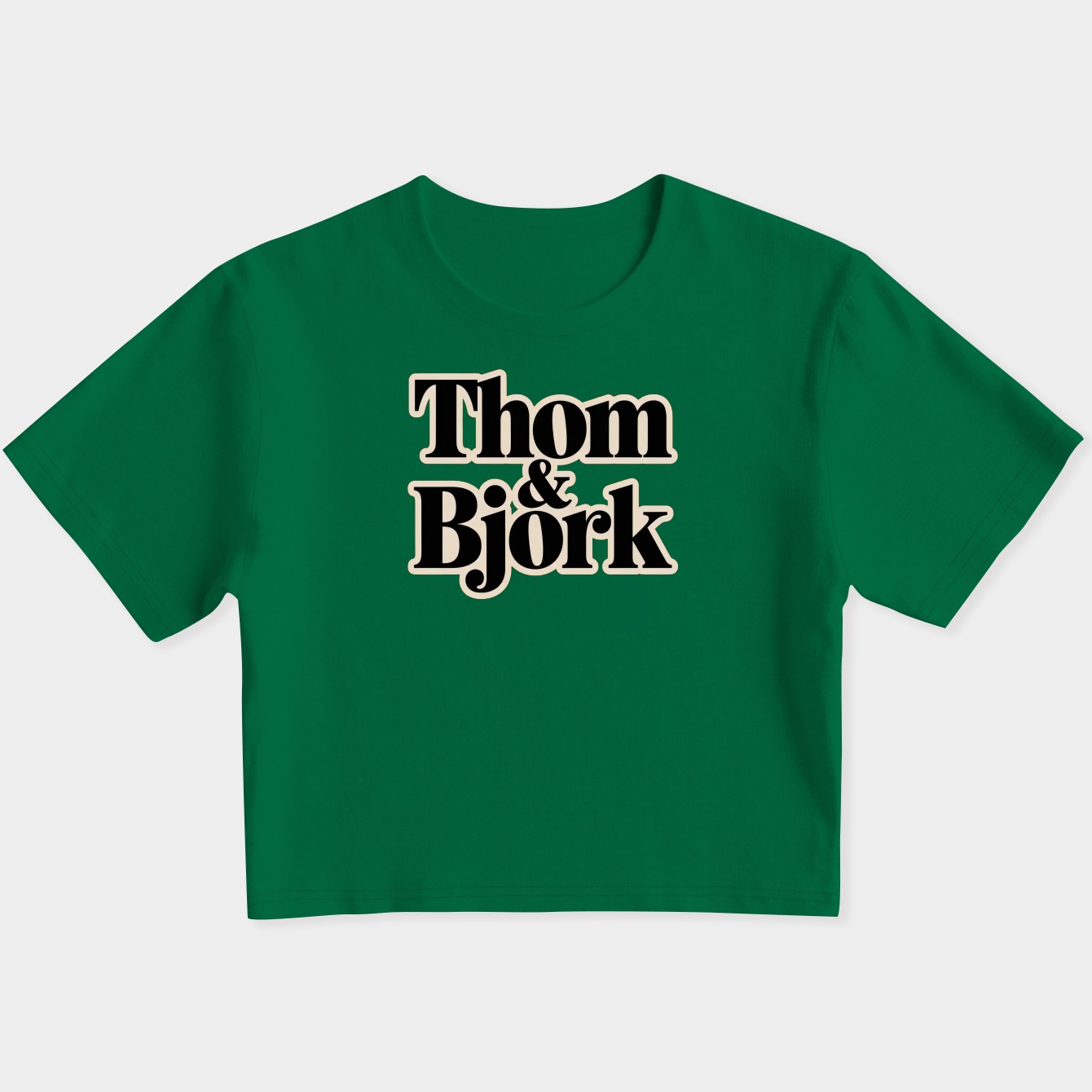 THOM BJORK Women's Slim Fit Baby Tee