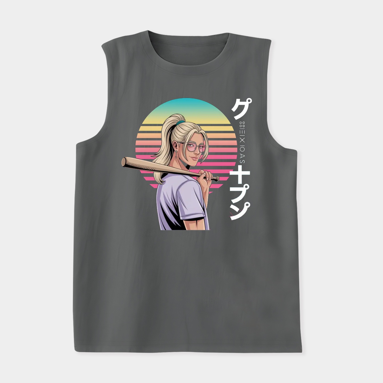 Seiko Ayase (Dandadan) Retrowave Women's Soft Tank Top