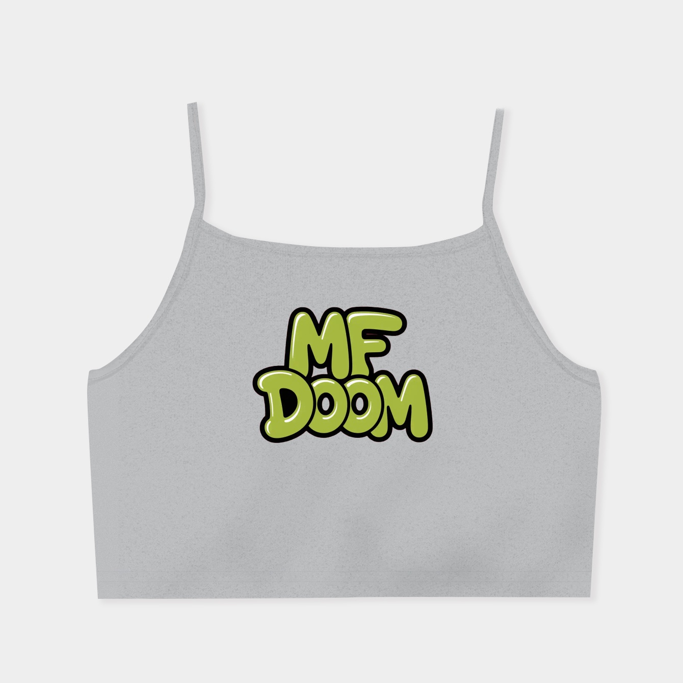 MF Doom Logo Graffiti Style Women's  Spaghetti Strap Tank Top