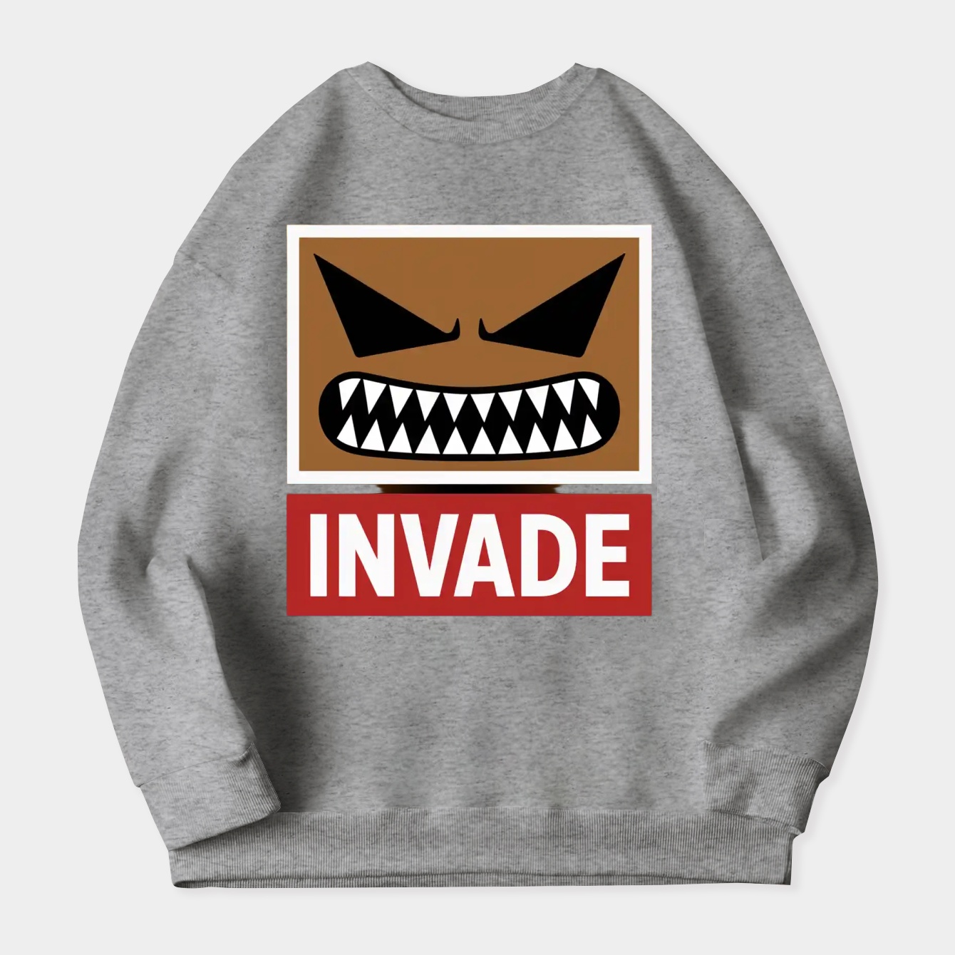 Invade Bold Statement Women's Crewneck Sweatshirt