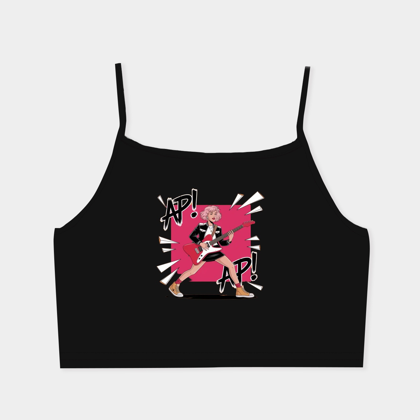 APT Rosè Women's  Spaghetti Strap Tank Top