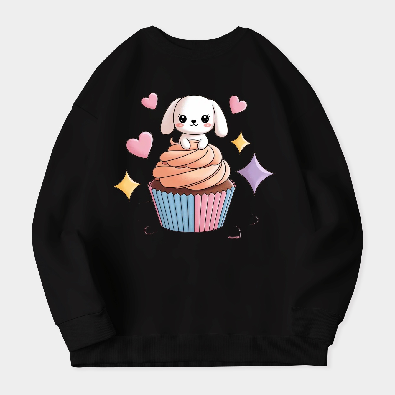Cupcake Cinnamoroll Women's Crewneck Sweatshirt