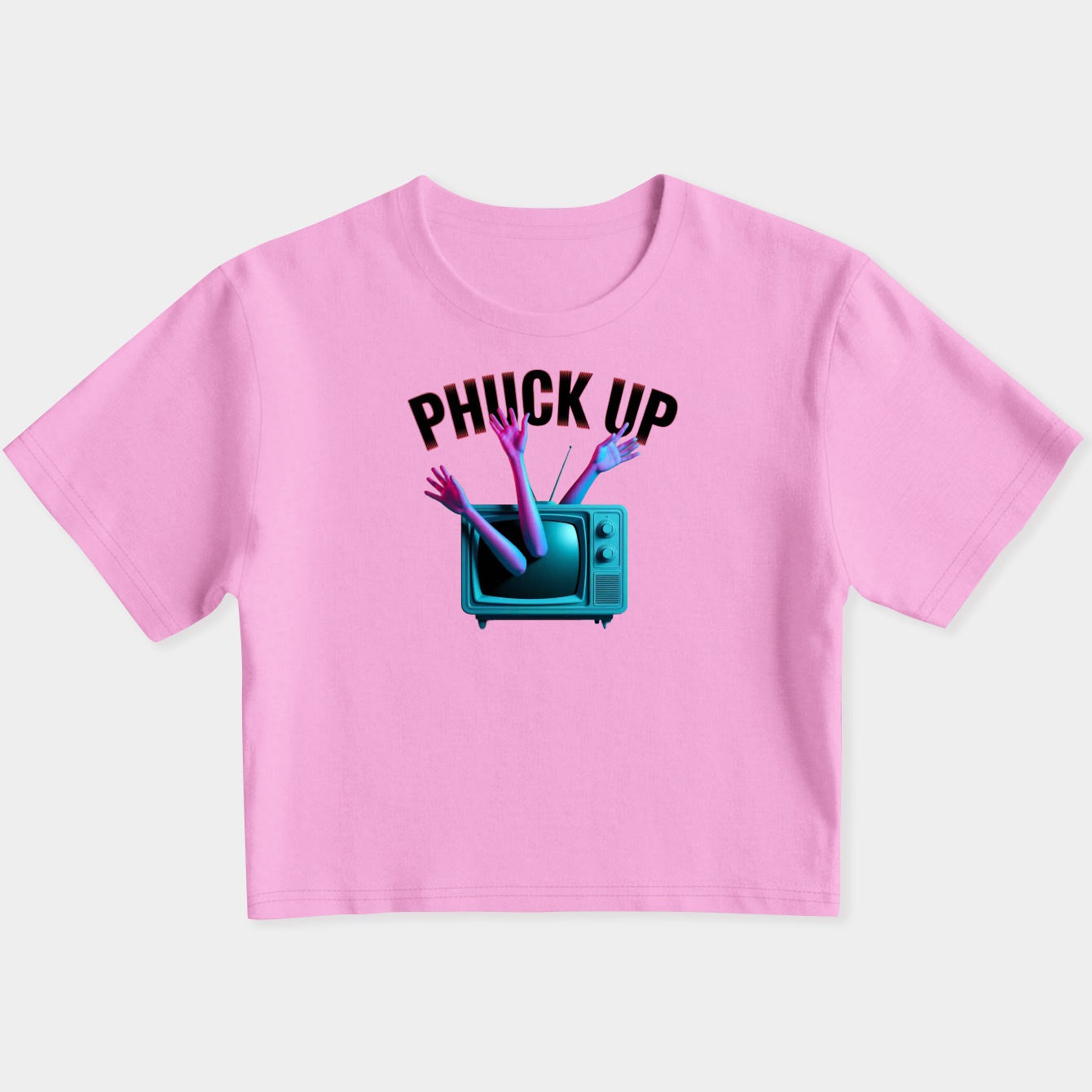 phuck up influences Women's Slim Fit Baby Tee