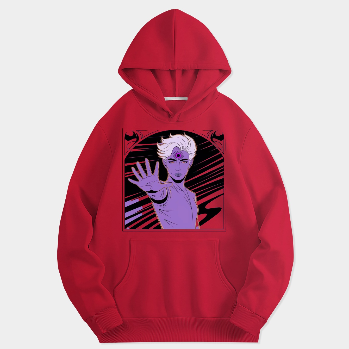 Scribble Evil Eye Power Women's Hoodie