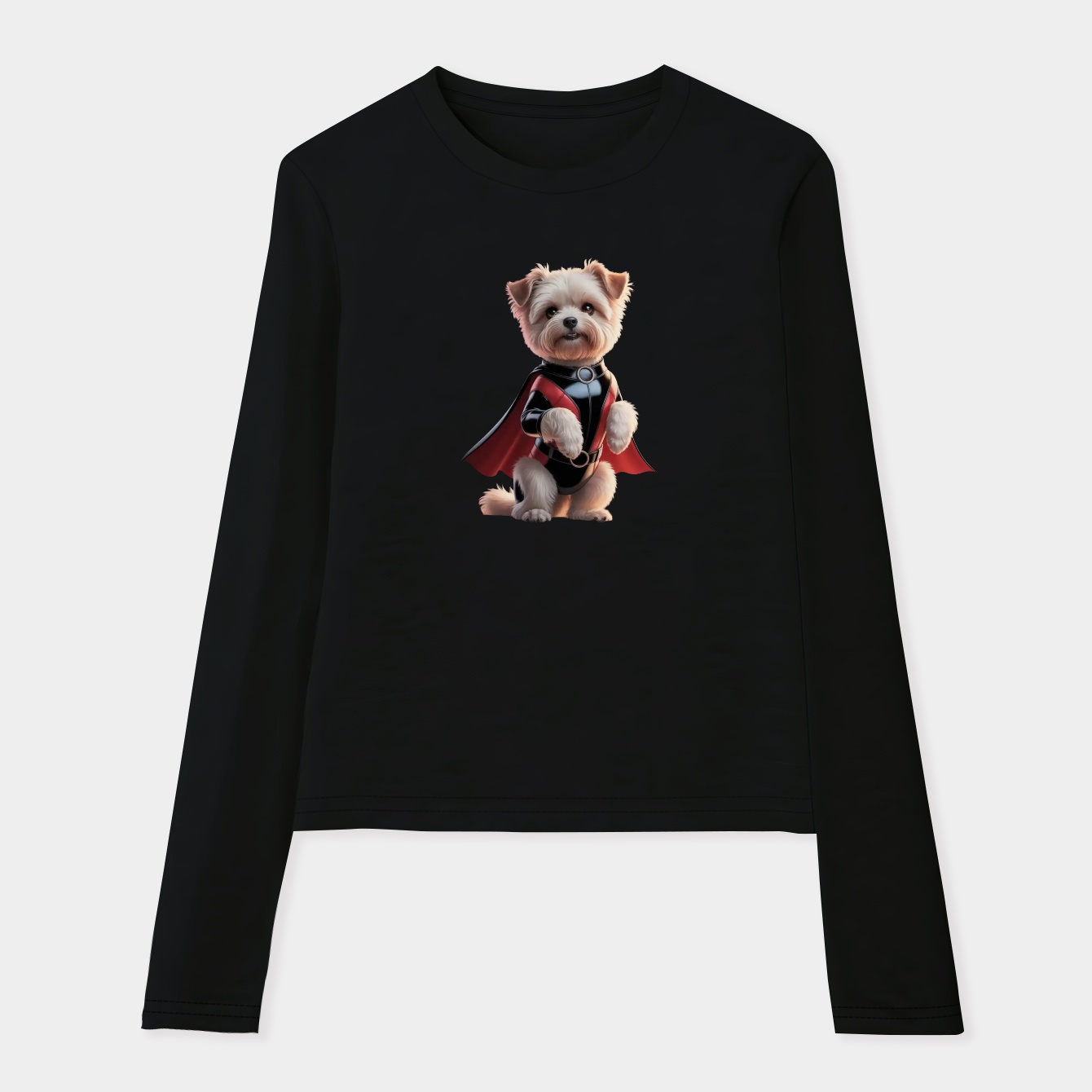 dogpool superhero pup Women's Soft Long Sleeve T-Shirt