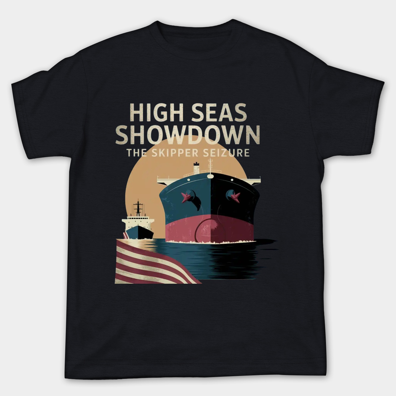 High Seas Showdown: Skipper Seizure Women's Plus Size T-shirt