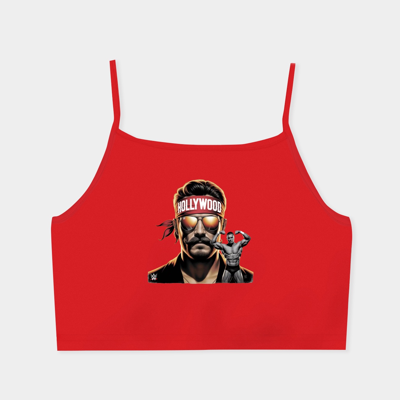 Hulk Hogan WWE Signature Women's  Spaghetti Strap Tank Top