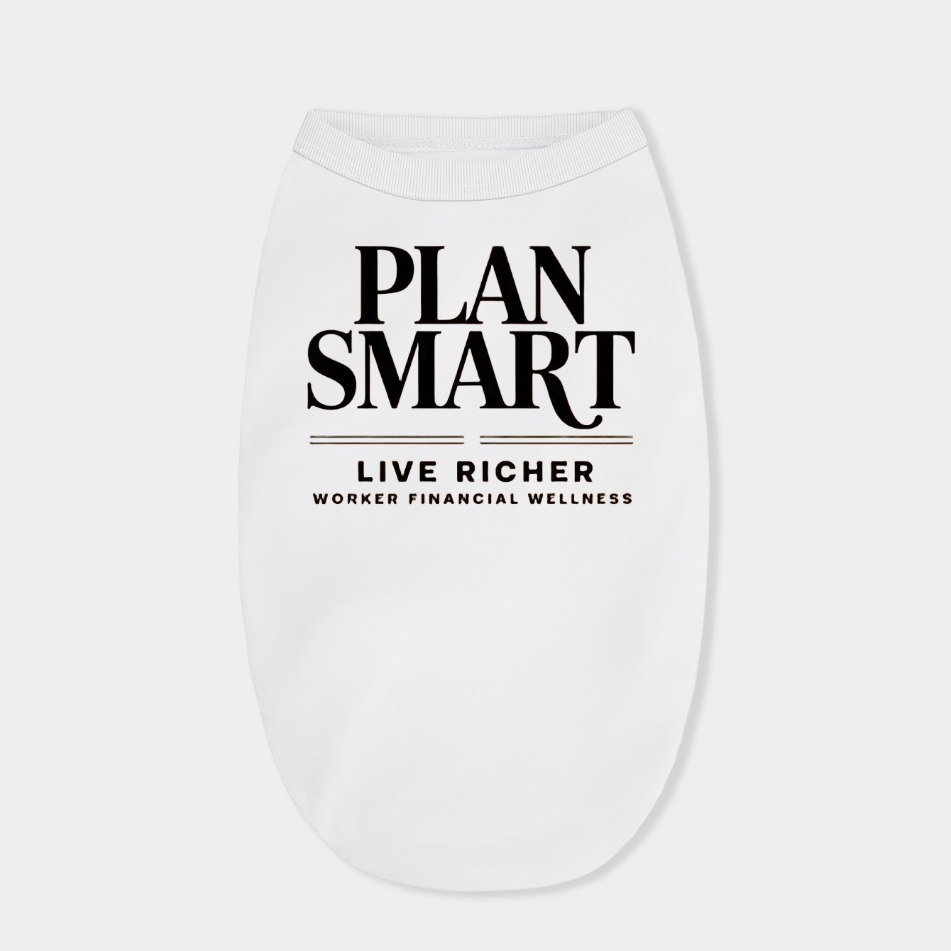 Plan Smart, Live Richer Dog Shirt