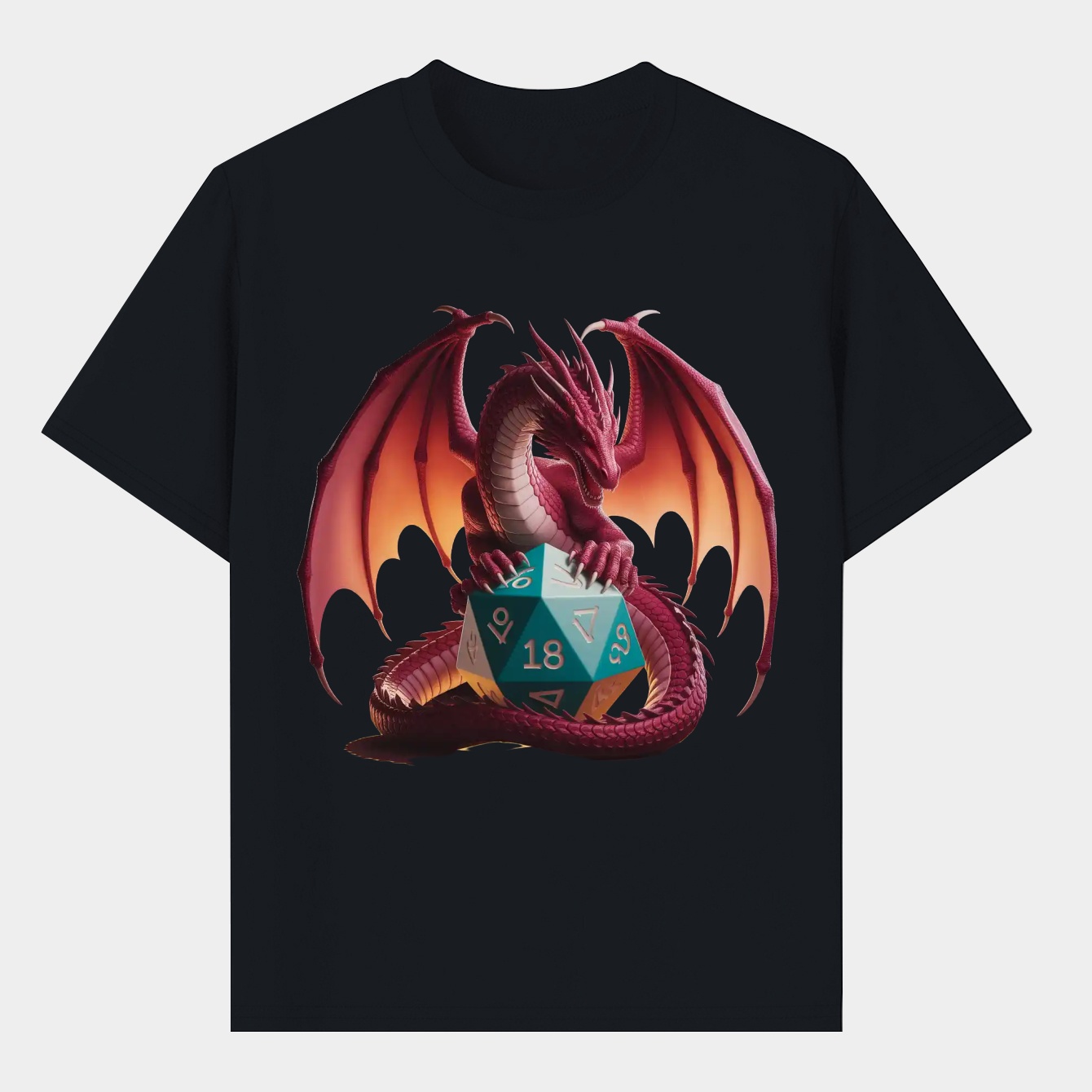 Red Dragon Dice Men's T-Shirt