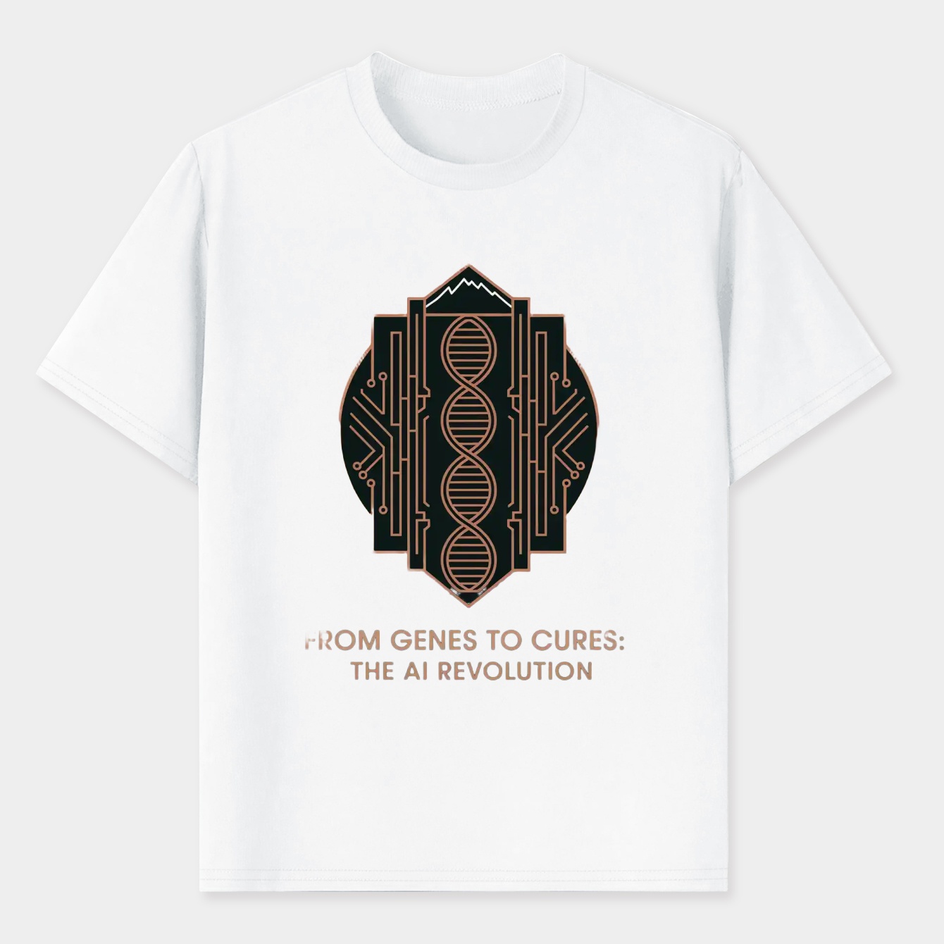 Genes to Cures: AI Revolution Men's T-Shirt