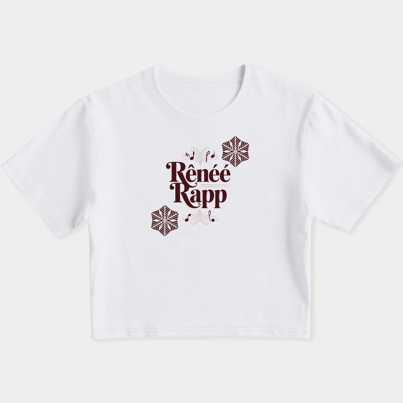 Reneé Rapp Festive Vintage Flair Women's Slim Fit Baby Tee