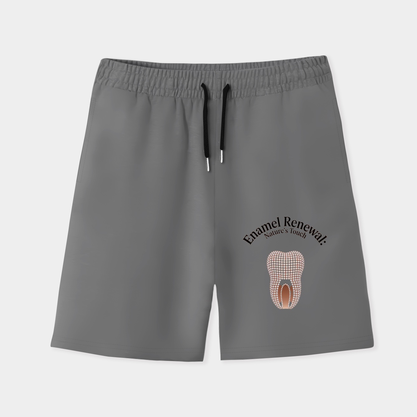 Enamel Renewal Retro Tooth Sparkle Men's Quick-Dry Athletic Shorts