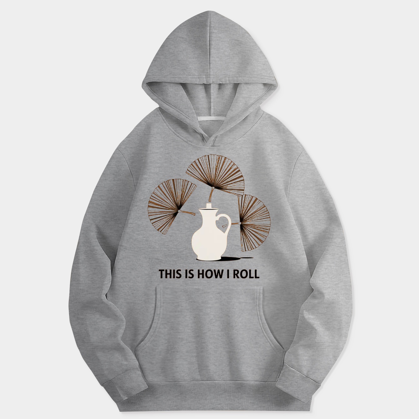 Hanukkah Oil Jug Whimsy Women's Hoodie