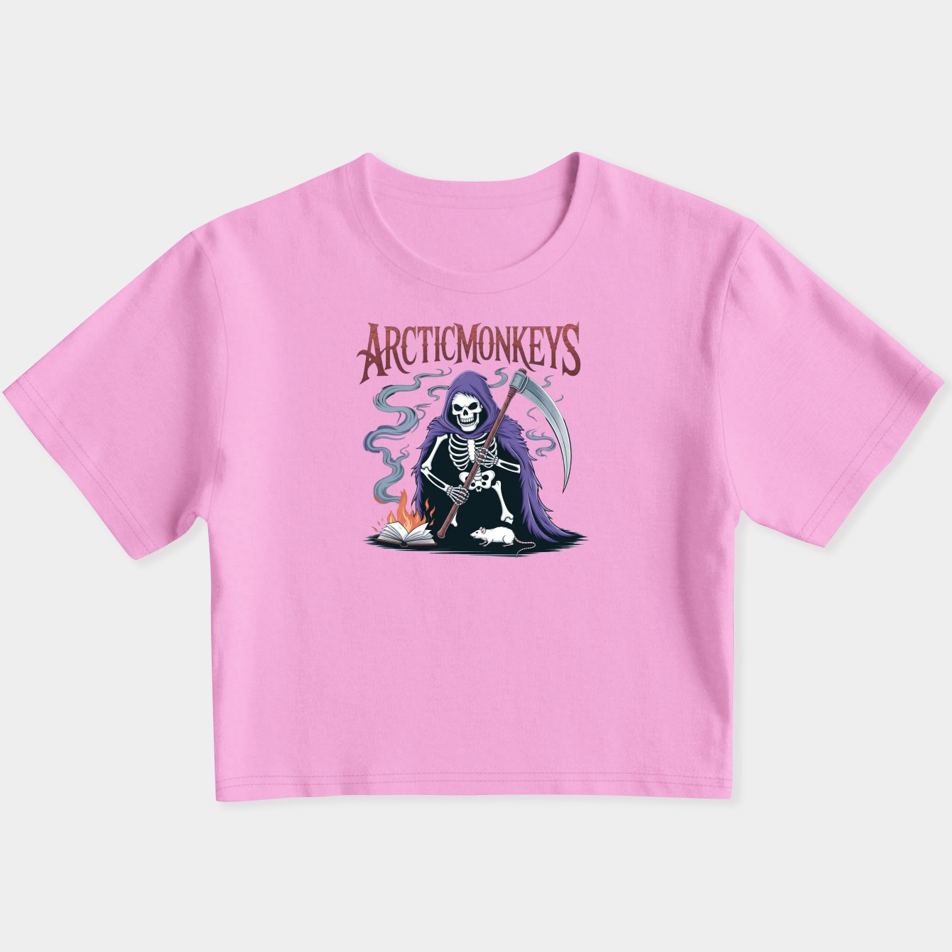 ARCTIC MONKEYS Women's Slim Fit Baby Tee