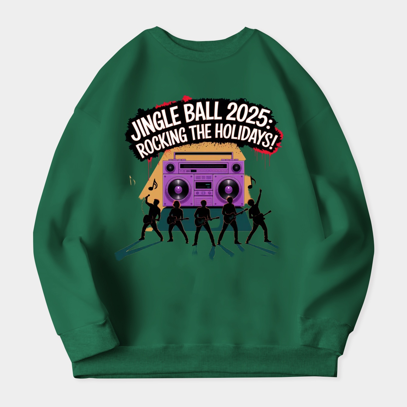 Jingle Ball 2025 Urban Holiday Bash Women's Plus Size Sweatshirt