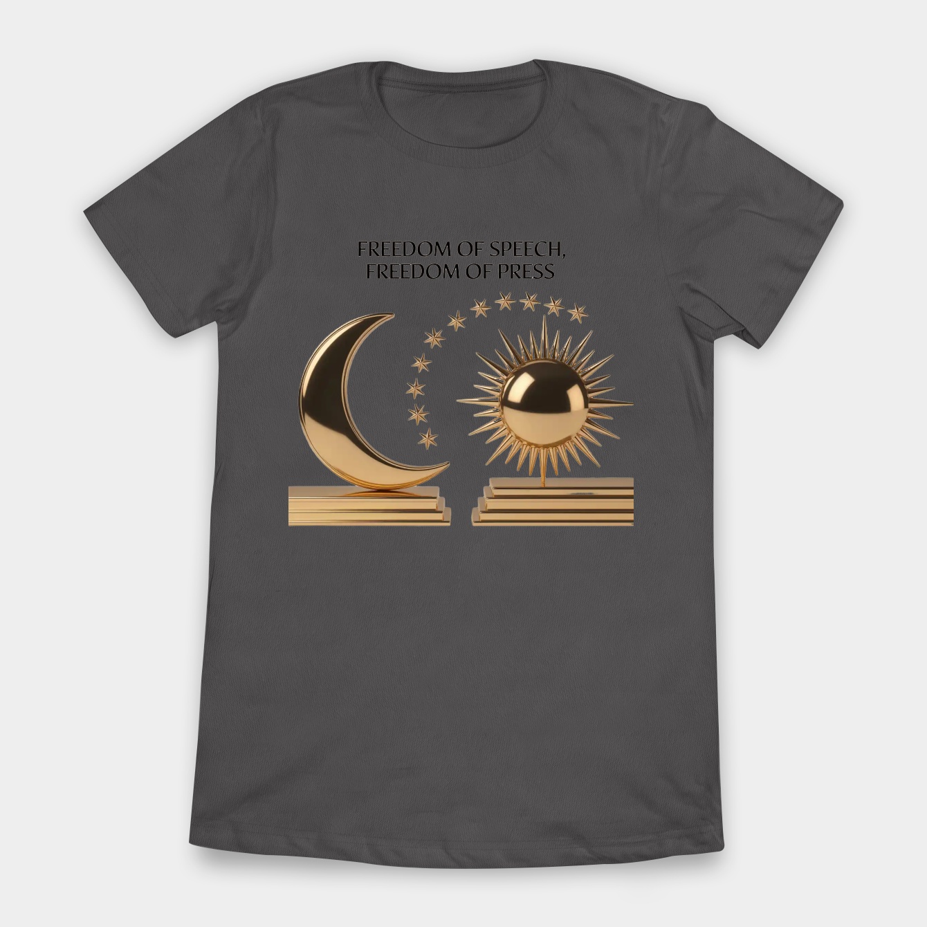 Golden Sun Moon Bill of Rights Women's T-Shirt