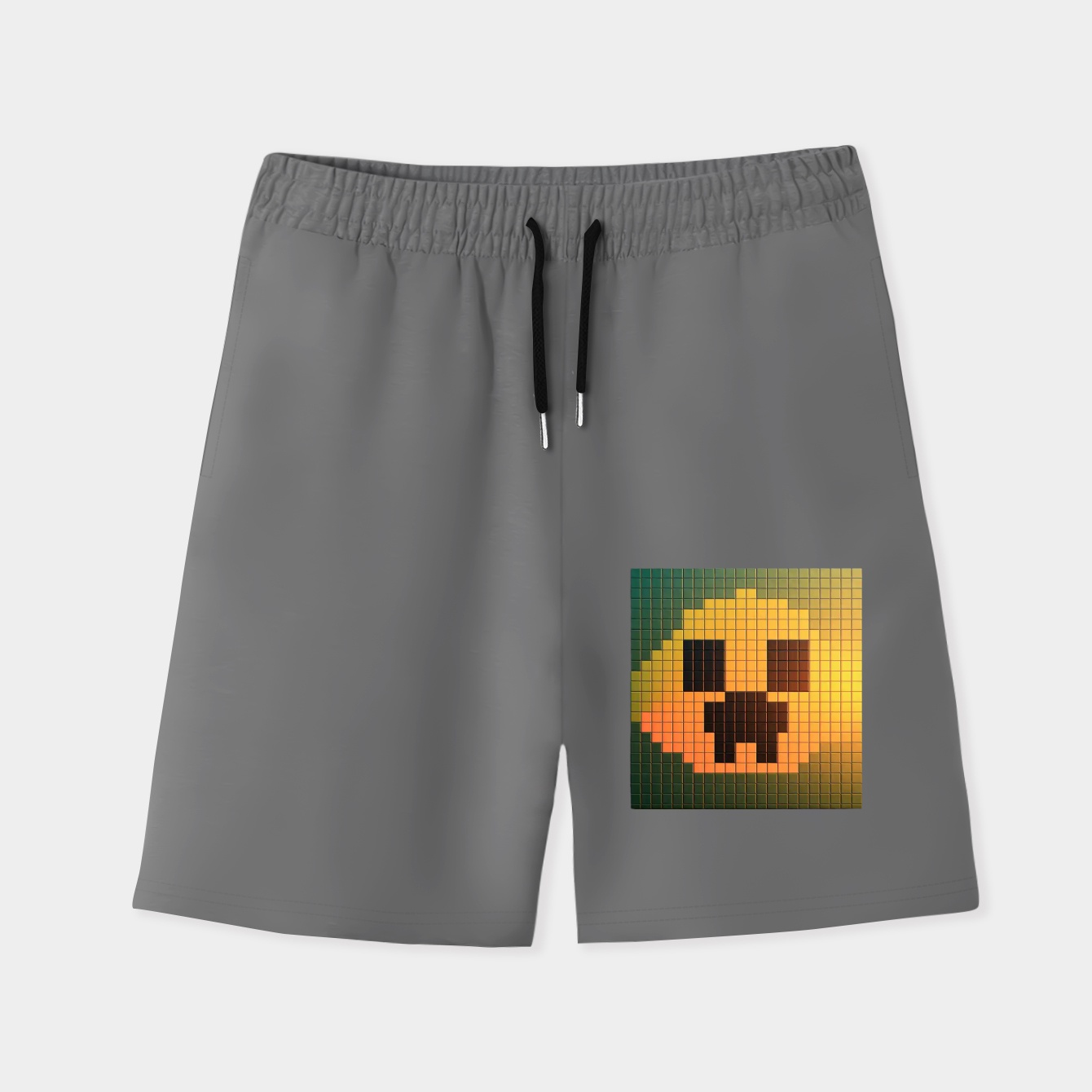 Minecraft Creeper Big Face Men's Quick-Dry Athletic Shorts