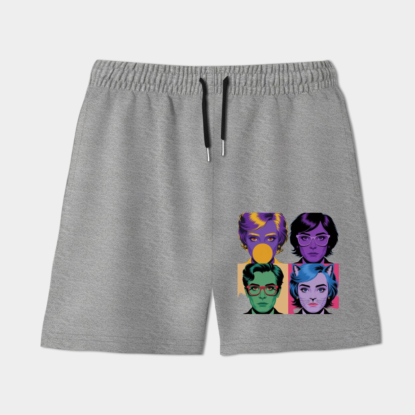 Dandadan Anime Eyes Panel Women's Shorts