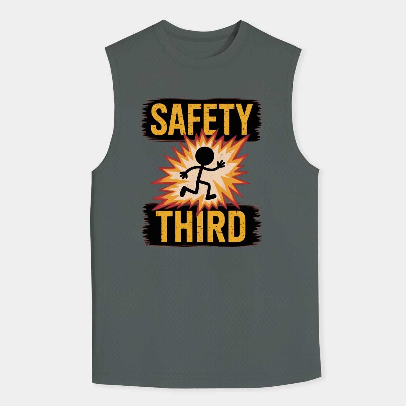 Safety Third Men's Big & Tall Tank Top