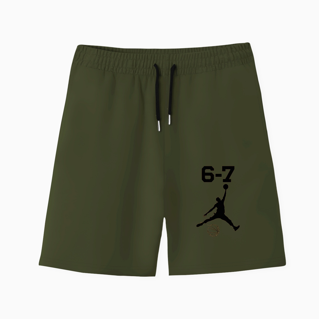 Slam Dunk Double Dribble Energy Men's Quick-Dry Athletic Shorts