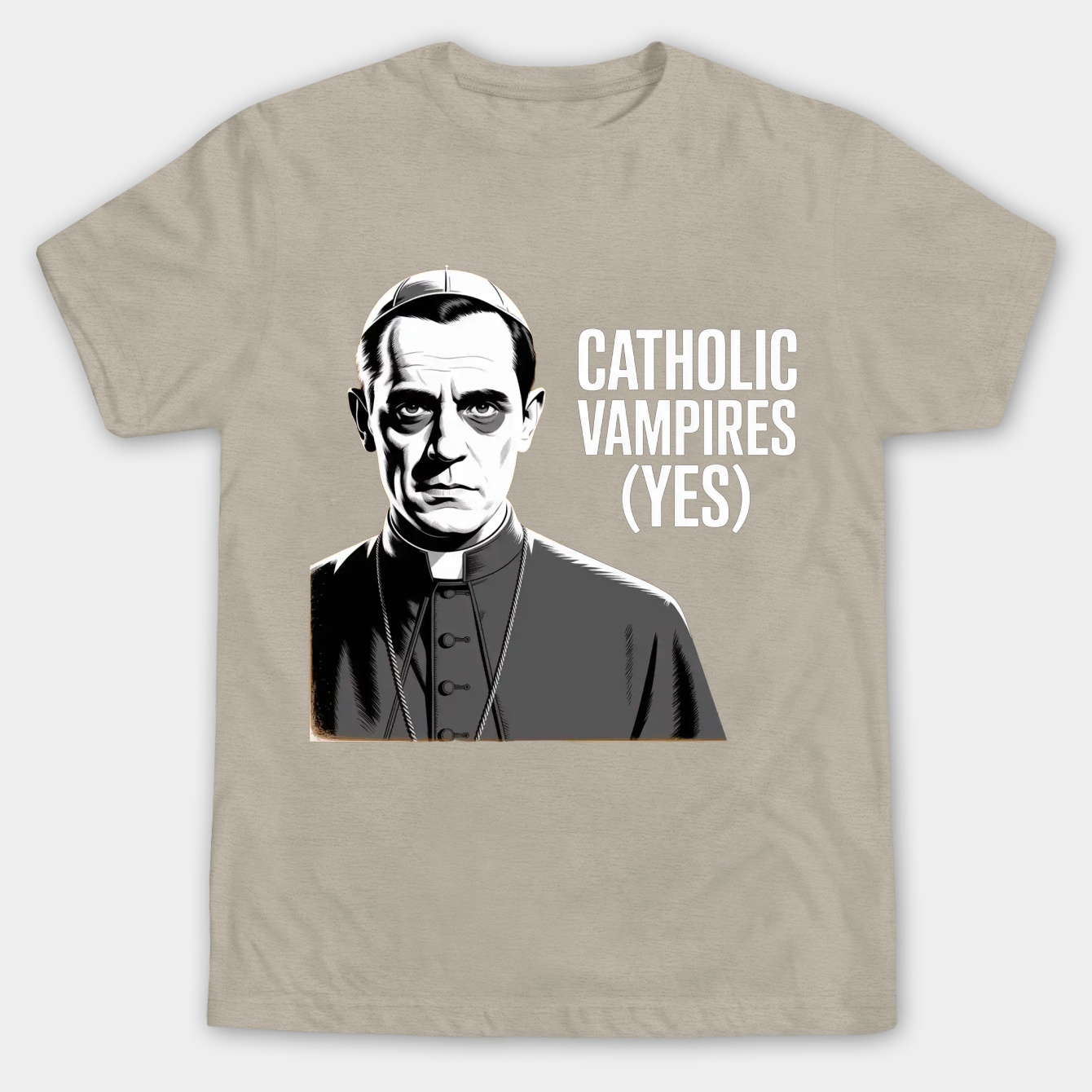 Catholic Vampires Men's Big & Tall T-shirt