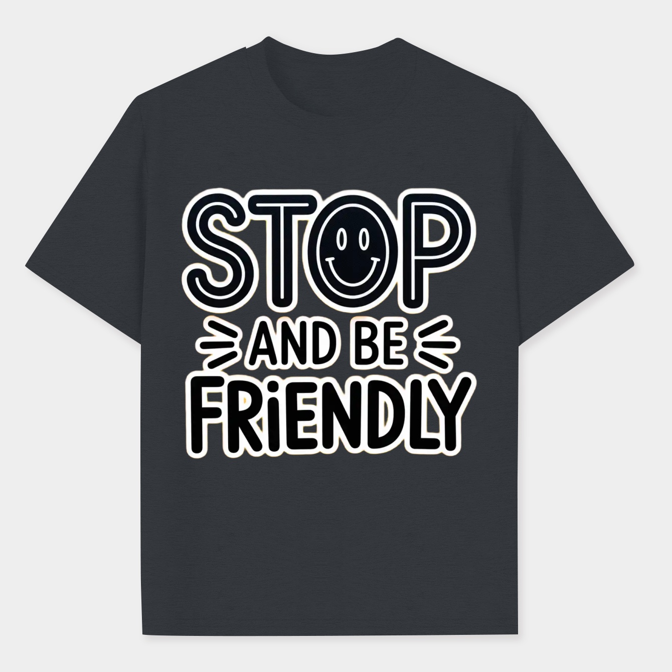 Stop and Be Friendly Men's Performance Athletic T-Shirt