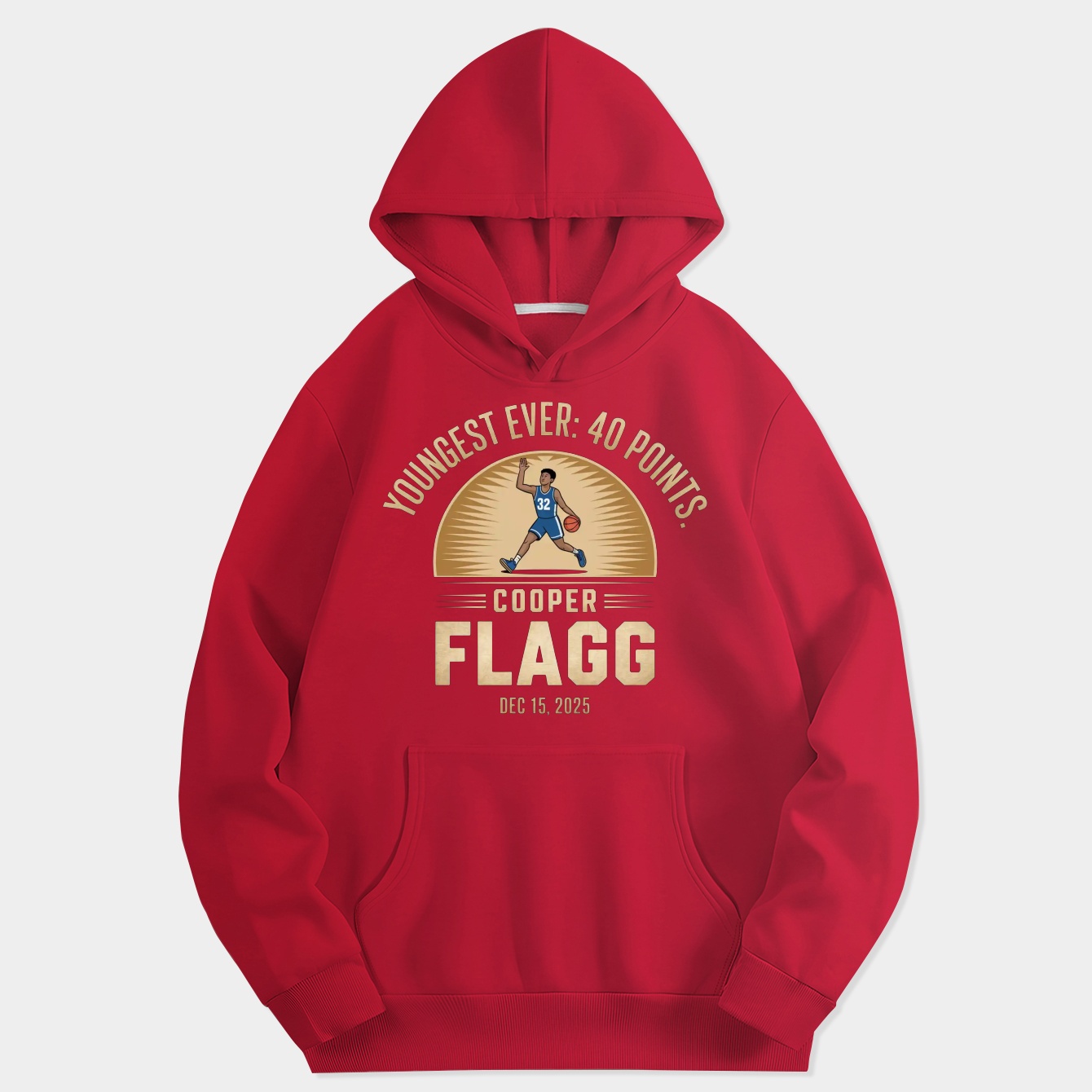 Youngest Ever: Flagg’s 40-Point Triumph Women's Hoodie