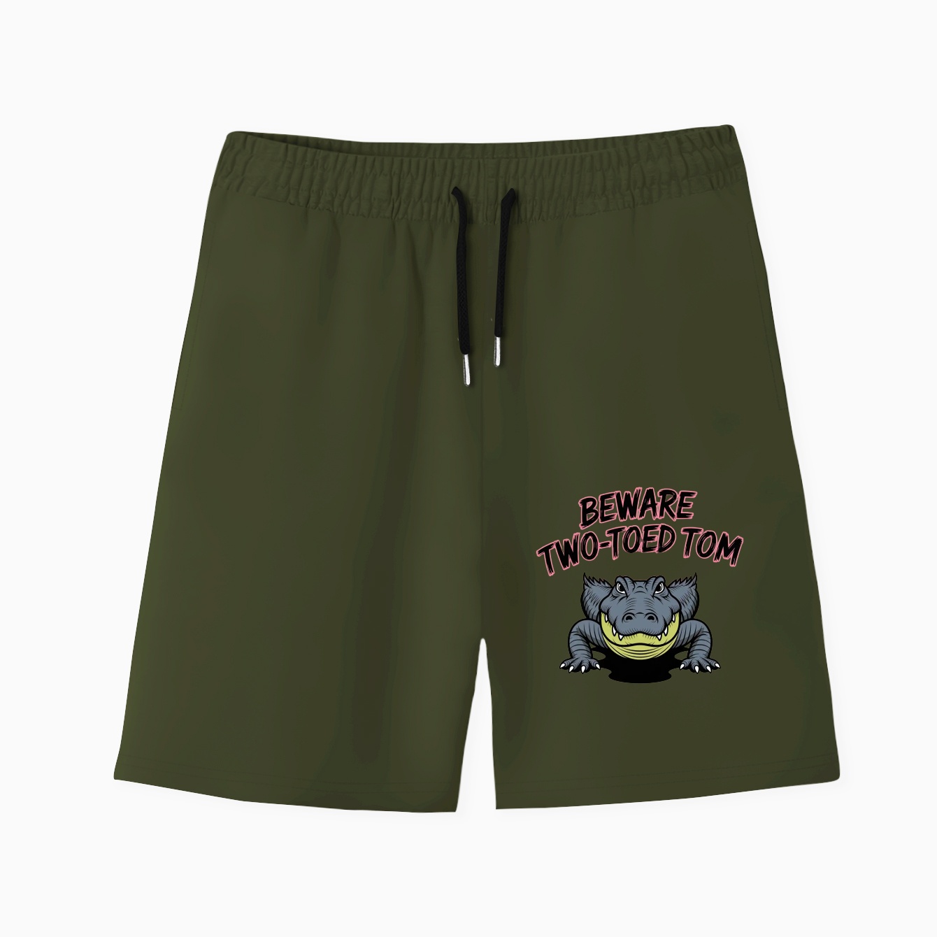 Beware Two-Toed Tom Men's Quick-Dry Athletic Shorts