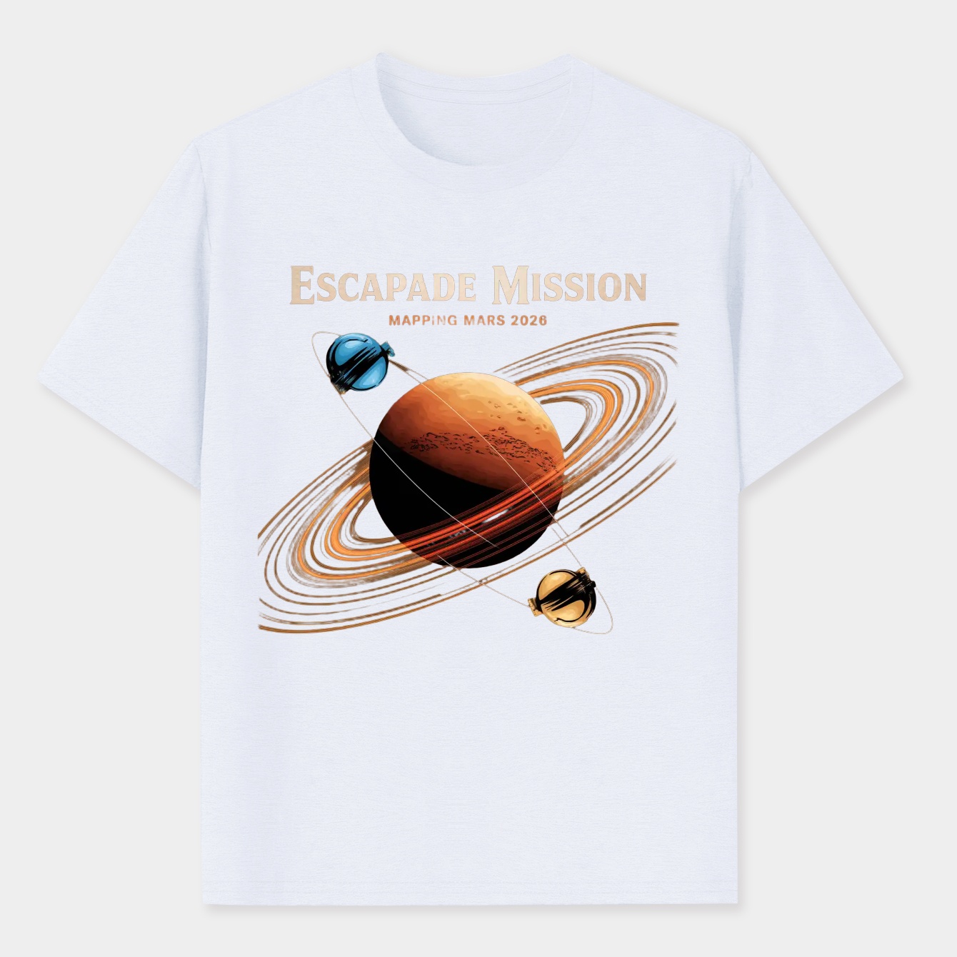 ESCAPADE Mission: Mapping Mars 2026 Men's Performance Athletic T-Shirt