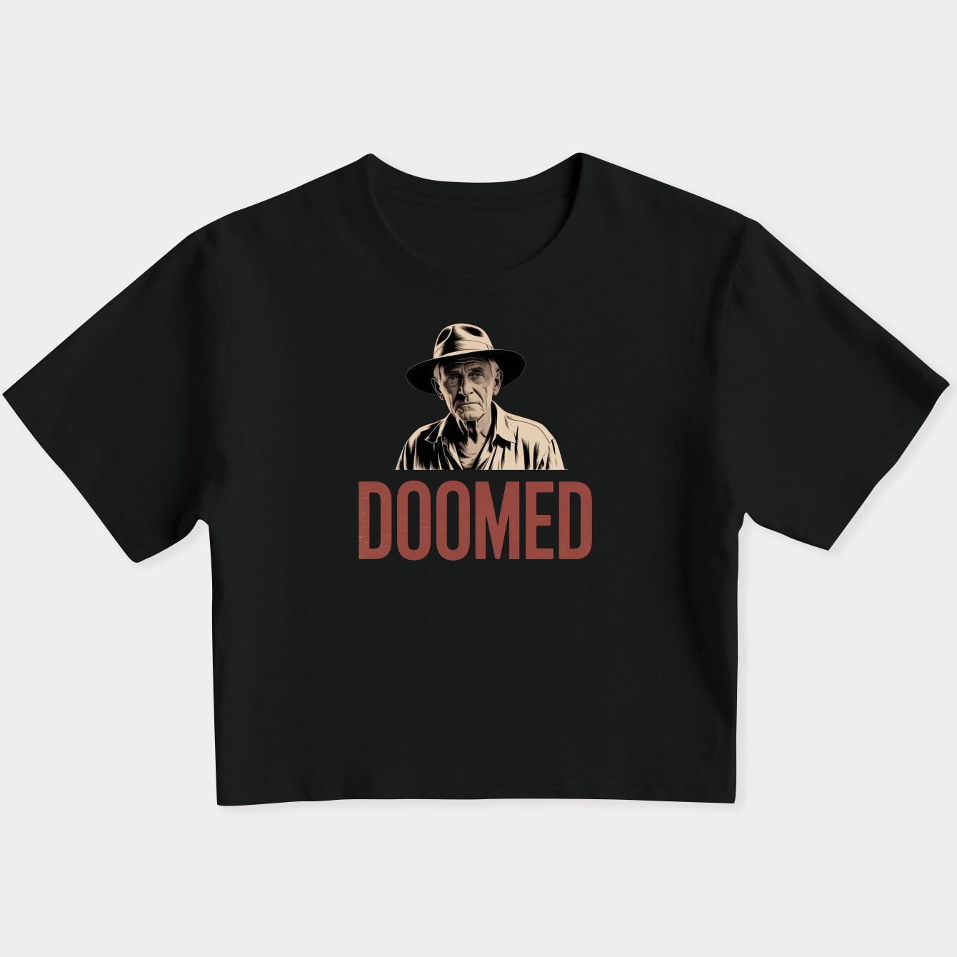 Crazy Ralph Doomed Women's Slim Fit Baby Tee