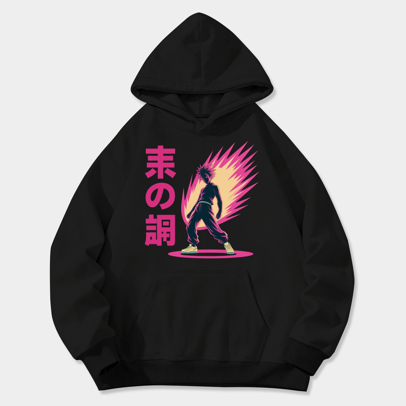 okarun neon energy character Women's Plus Size Hoodie