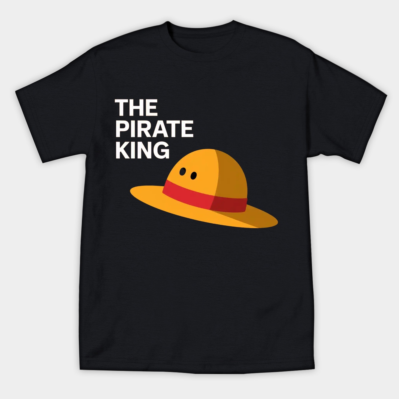 The Pirate King Minimalist Straw Hat One Piece Inspired Women's Athletic Performance T-Shirt