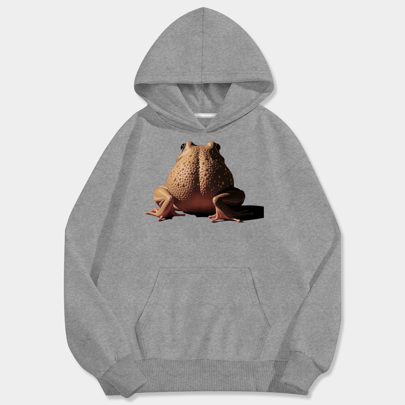 frog butt brown Men's Big & Tall Hoodie