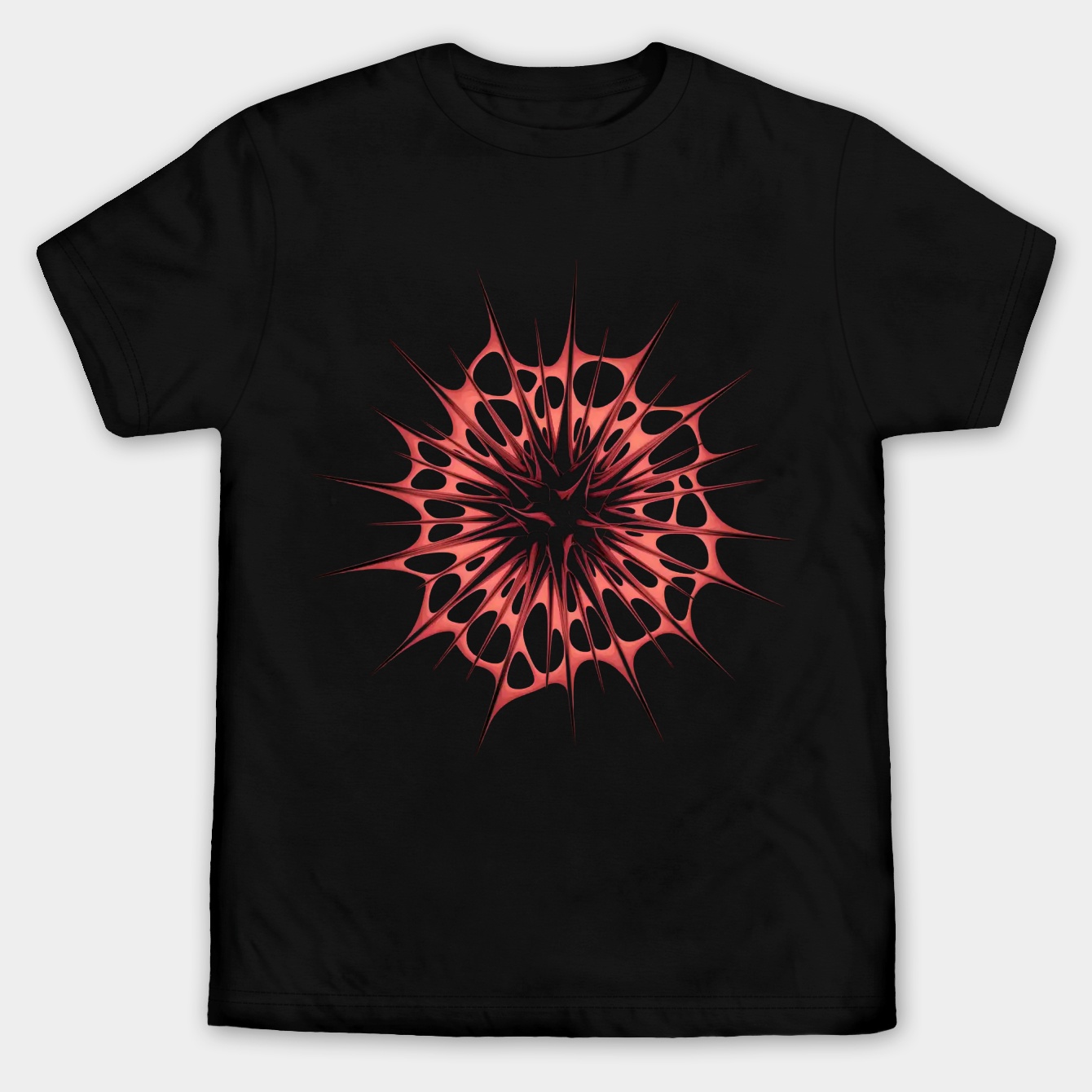 Web spider abstract design Men's Big & Tall T-shirt