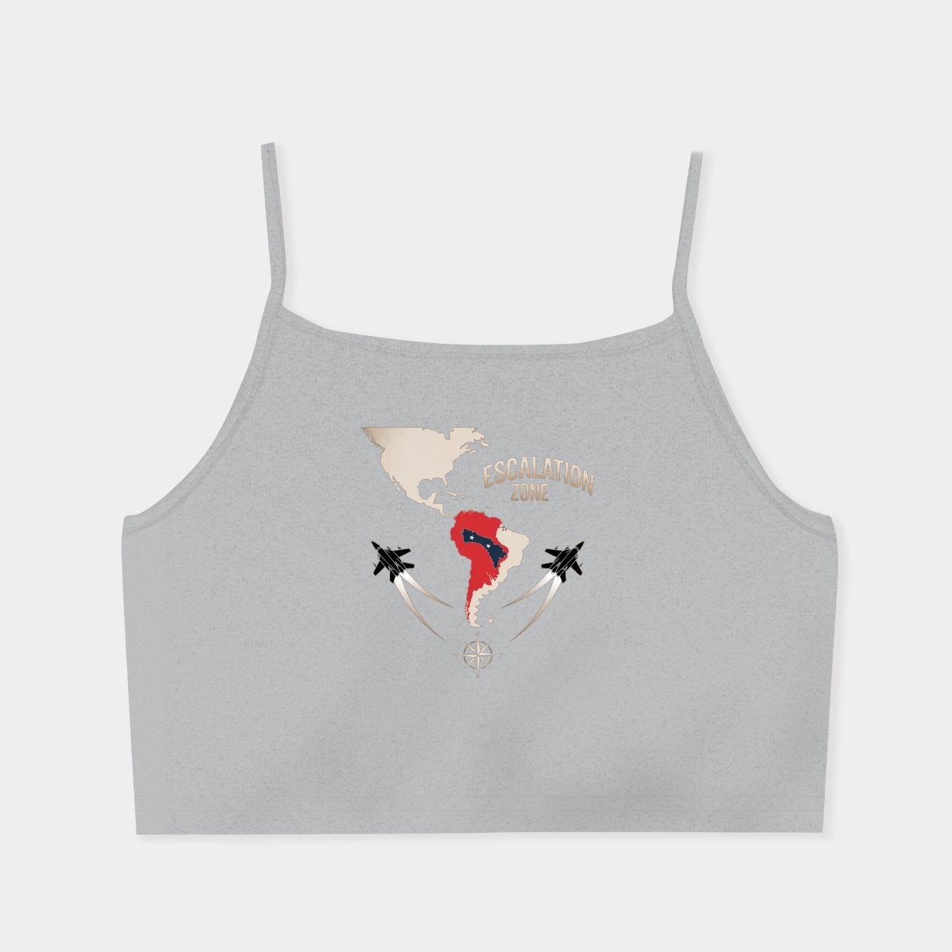 Escalation Zone: Venezuela in Focus Women's  Spaghetti Strap Tank Top