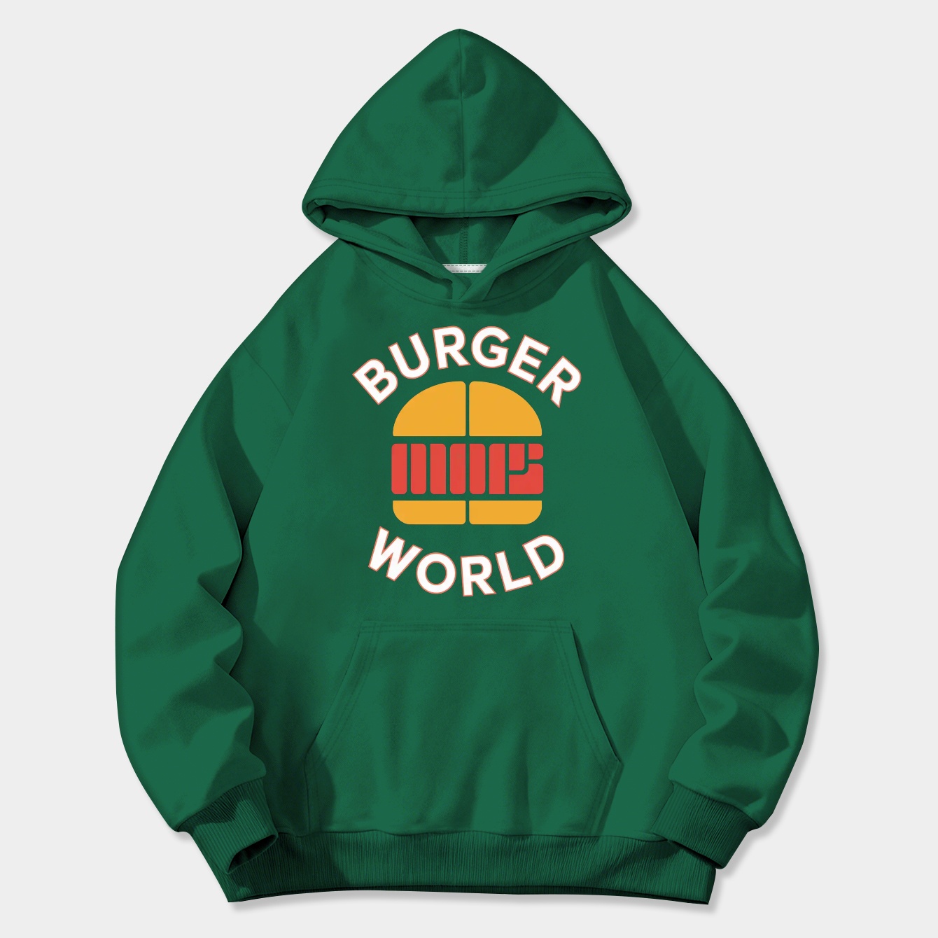 Burger World Women's Plus Size Hoodie