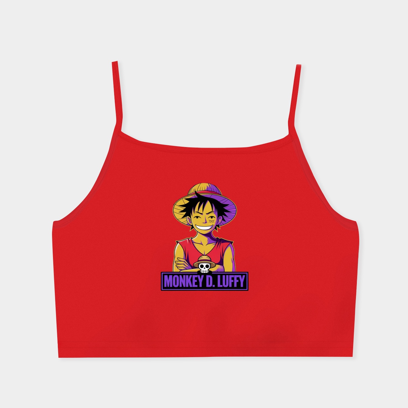 WPAP Monkey D Luffy Women's Spaghetti Strap Tank Top