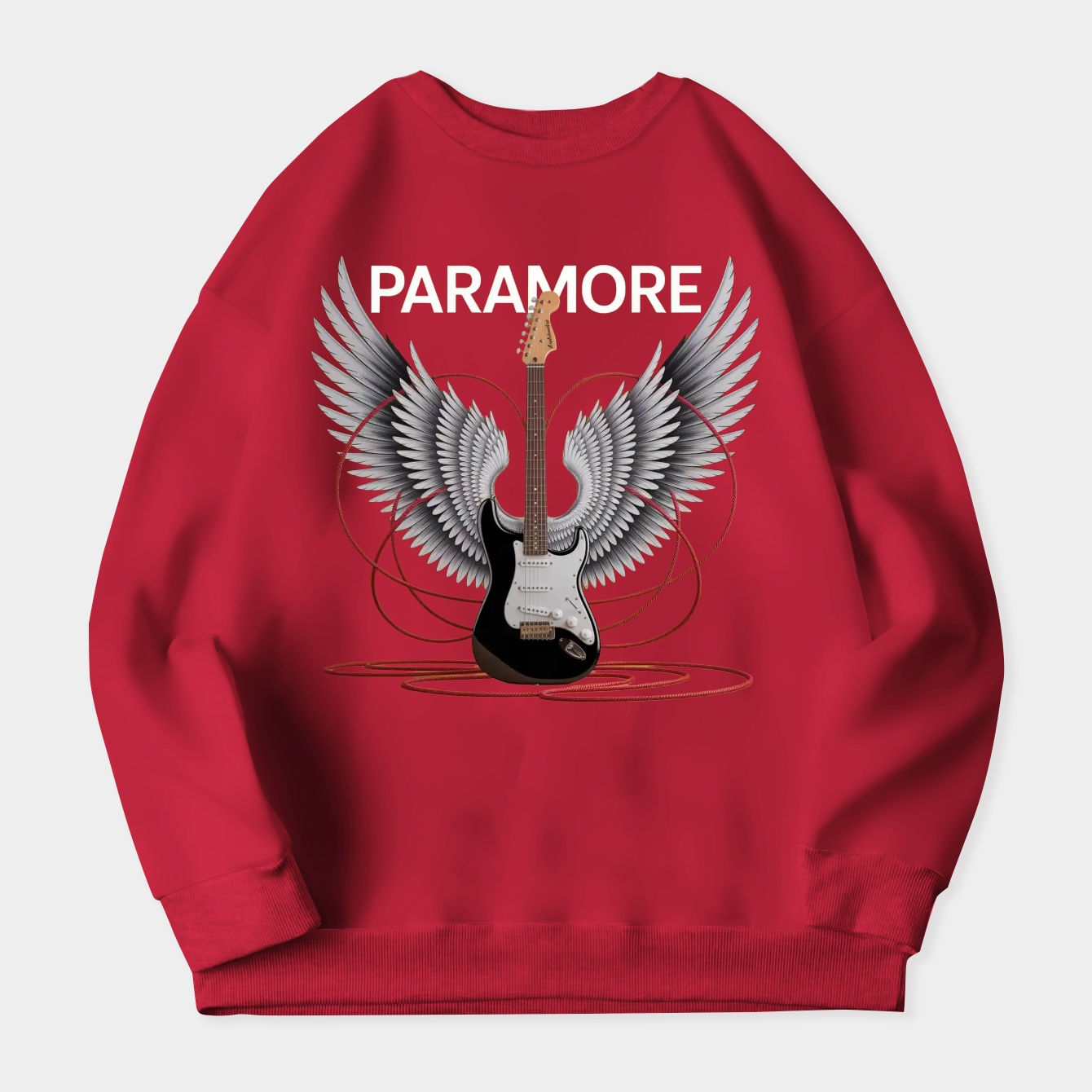 Paramore Guitar Wings Women's Plus Size Sweatshirt