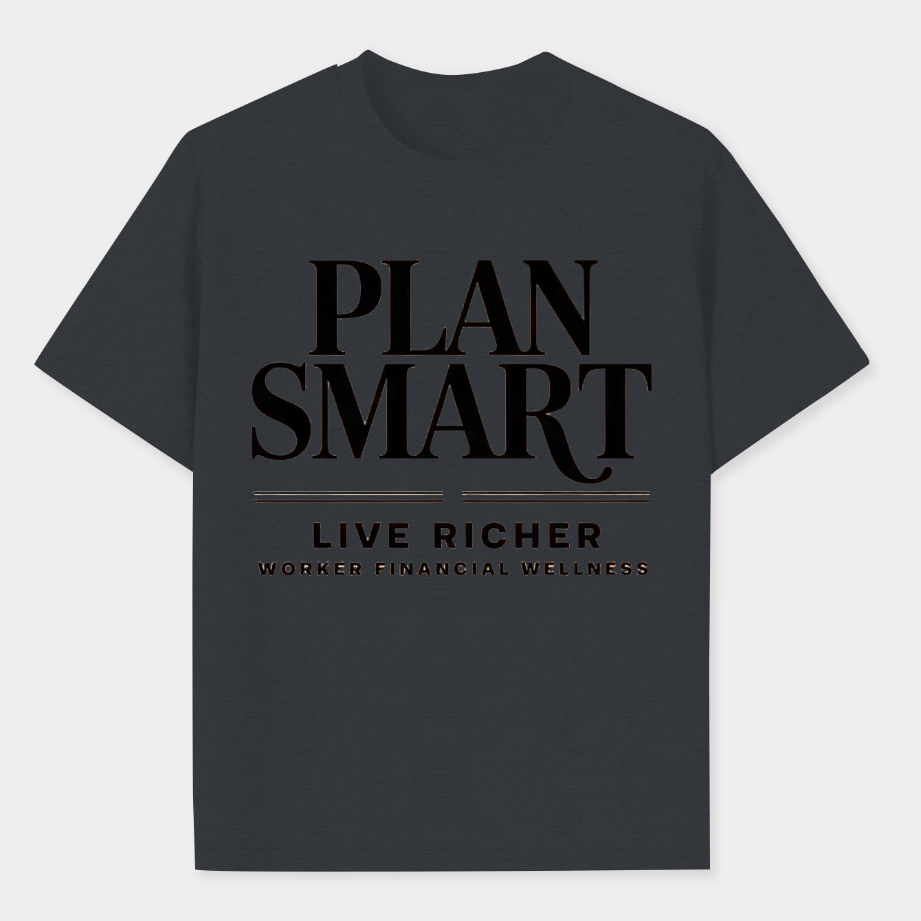 Plan Smart, Live Richer Men's Performance Athletic T-Shirt