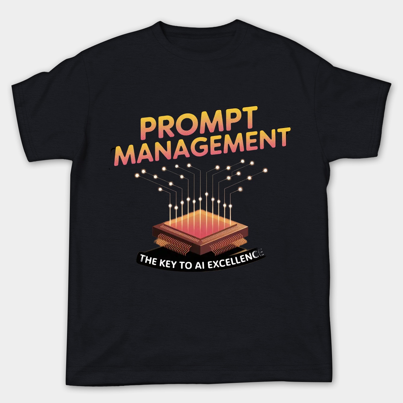 Prompt Management: AI Excellence Key Women's Plus Size T-shirt