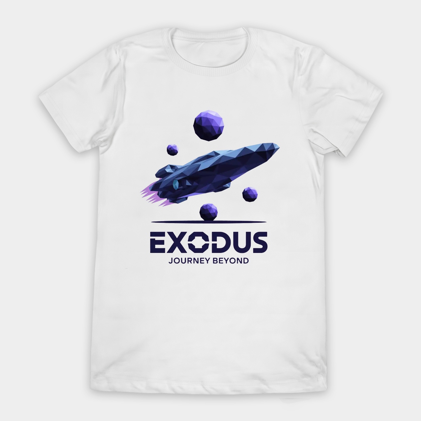 Exodus: Polygonal Spaceship Odyssey Women's T-Shirt