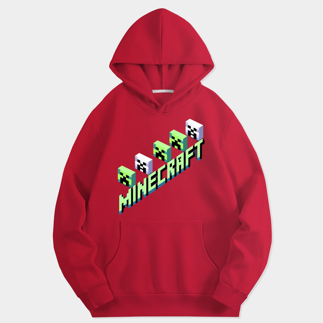 Minecraft Creeper Skeleton Heads Women's Hoodie
