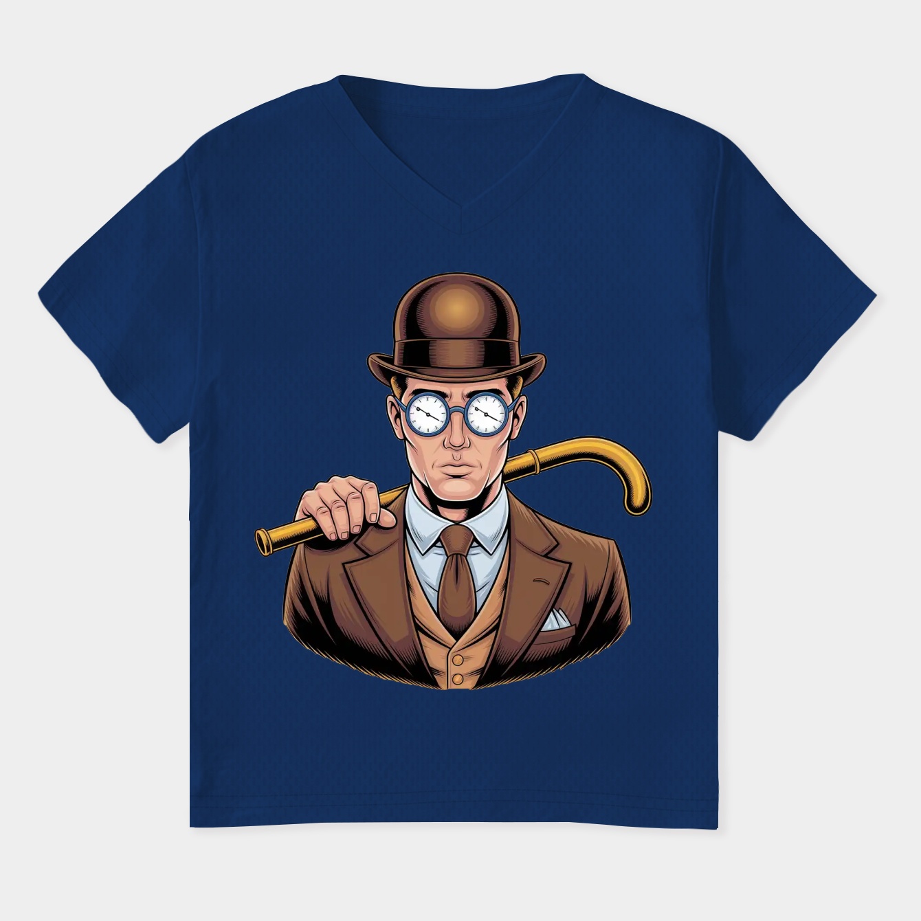 Clock King Women's Plus Size V-Neck T-Shirt