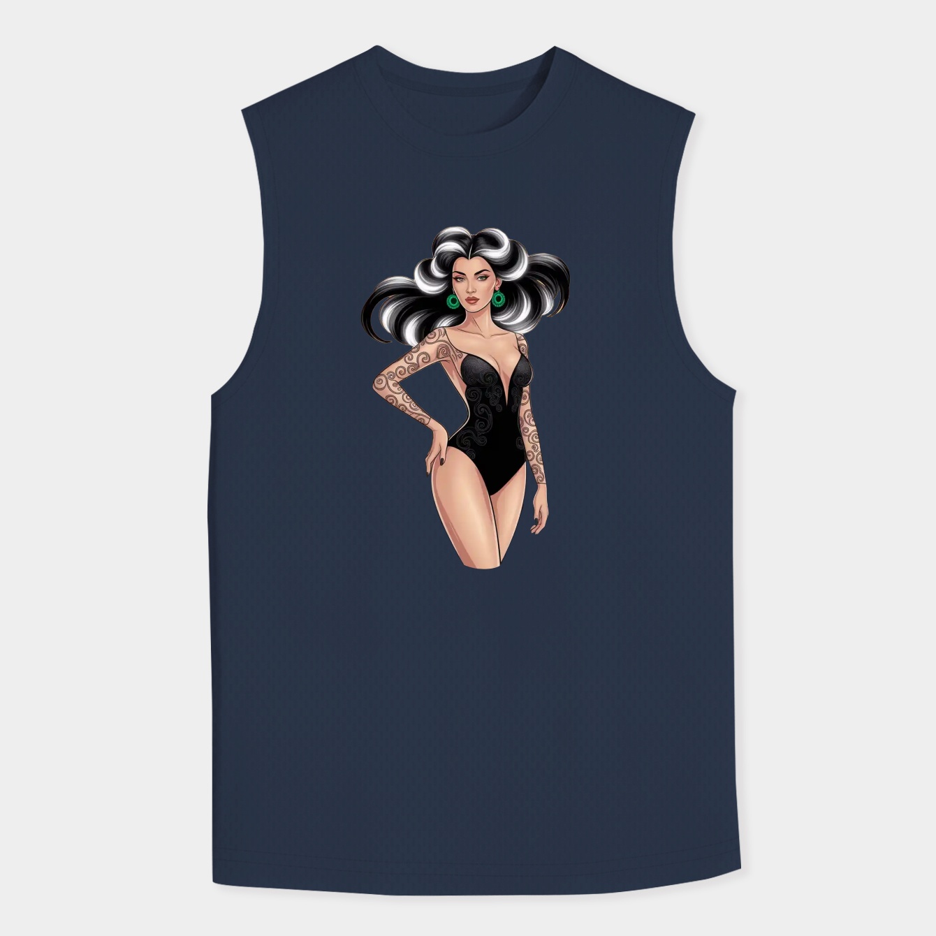 boa hancock character design Men's Big & Tall Tank Top
